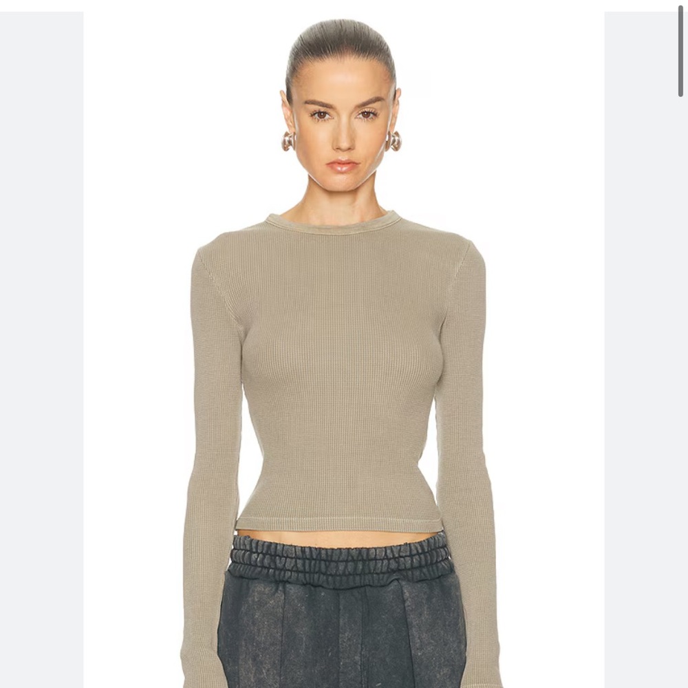 COTTON CITIZEN | Verona Cropped Long Sleeve Top